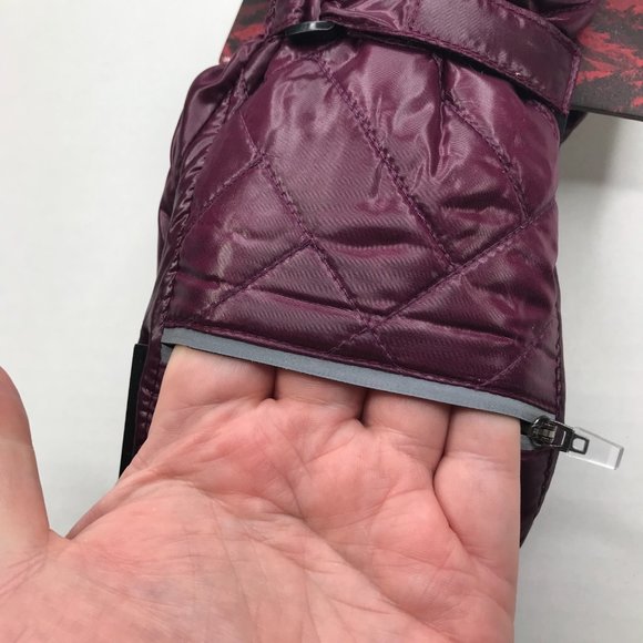 Swiss Tech Quilted Ski Mitten Purple Size Small/Medium New - Picture 3 of 12